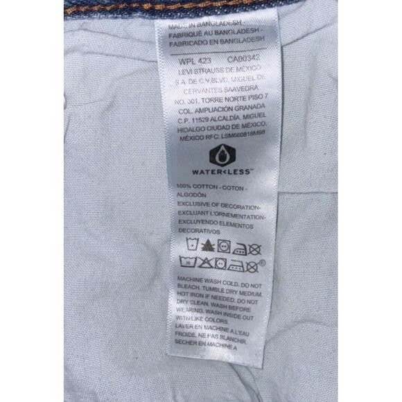 Levi Strauss Signature Gold Western Fit Jeans Men’s SZ Label 36X34 Meas 35x32.5 - Picture 7 of 9